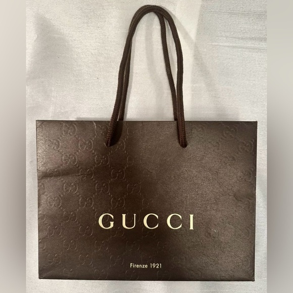 GUCCI Shopping Bag 9"W x 6.75" H x 3.5"D - Picture 1 of 6